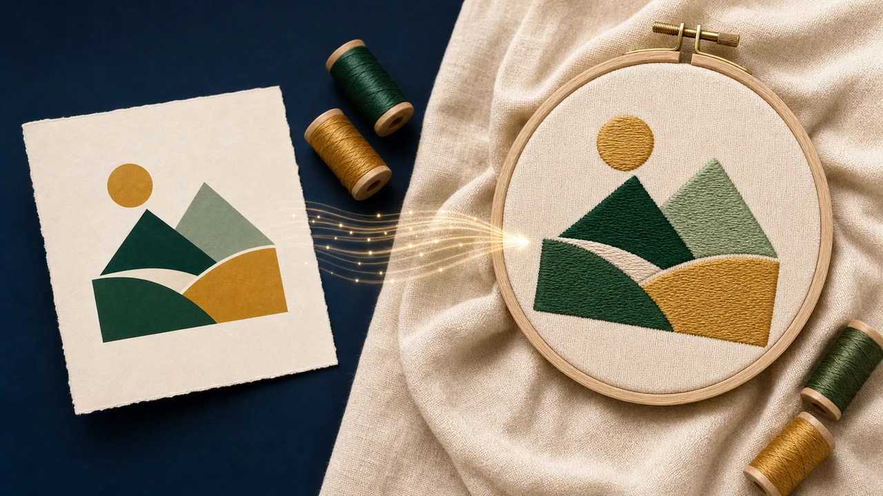 Convert SVG to JEF SVG to JEF workflow in StitchPilot.ai