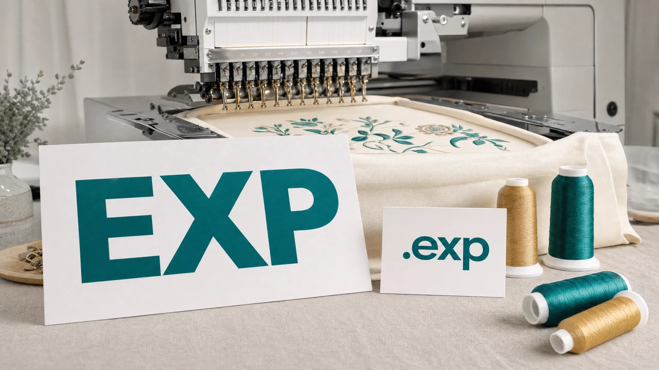 EXP Embroidery File Format — Bernina & Melco EXP embroidery file format stitch path preview in StitchPilot.ai viewer