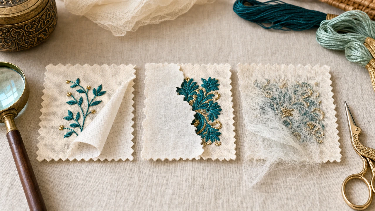Embroidery Stabilizer Types: Cut-Away, Tear-Away, Wash-Away Compared Embroidery Stabilizer Types: Cut-Away, Tear-Away, Wash-Away Compared — StitchPilot.ai