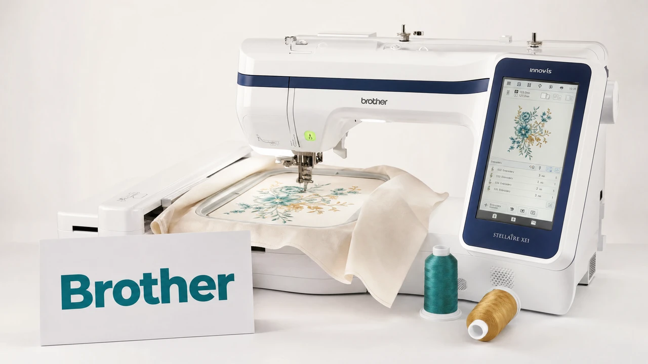 Brother embroidery machine PES format workflow in StitchPilot.ai