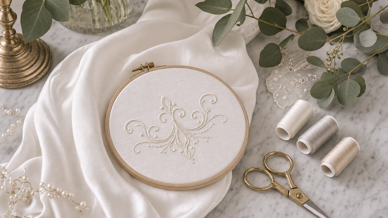 Wedding Embroidery — Personalized Wedding Gifts and Décor Wedding Embroidery — Personalized Wedding Gifts and Décor workflow with StitchPilot.ai